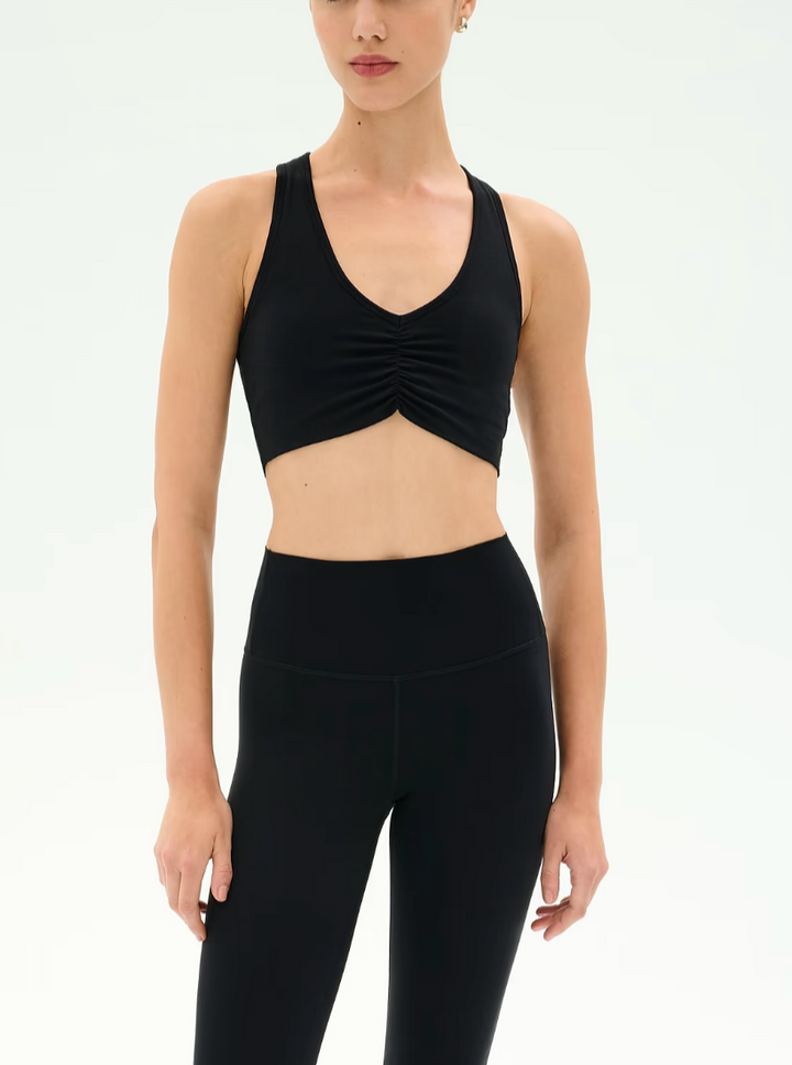 Ruched Airweight Bra Black