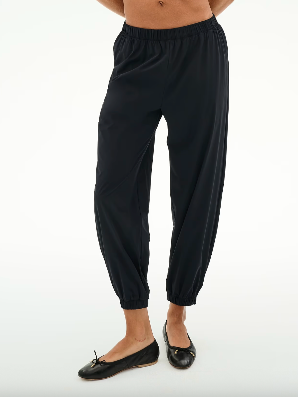Megan Woven Nylon Jogger