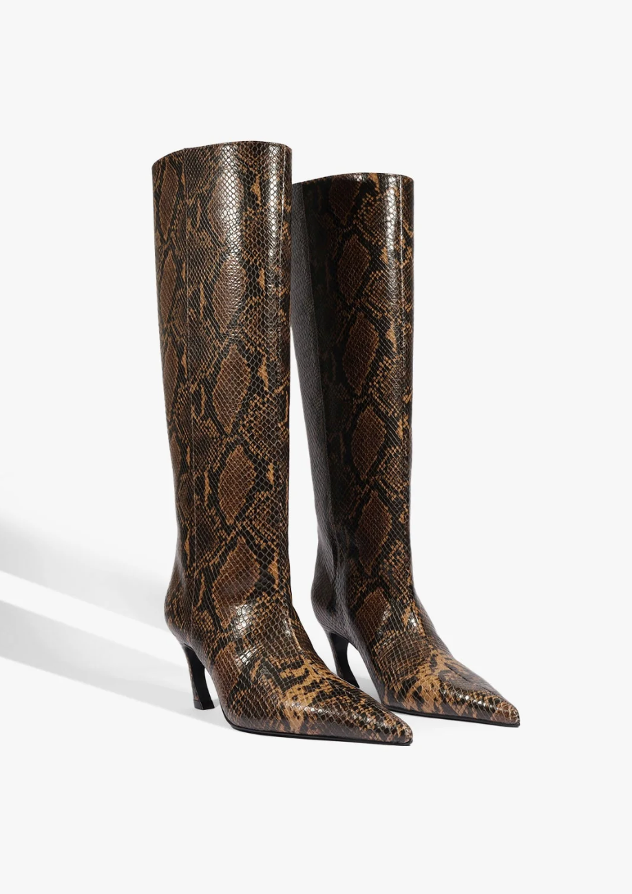 Lexi Mid Boot Pecan Brown