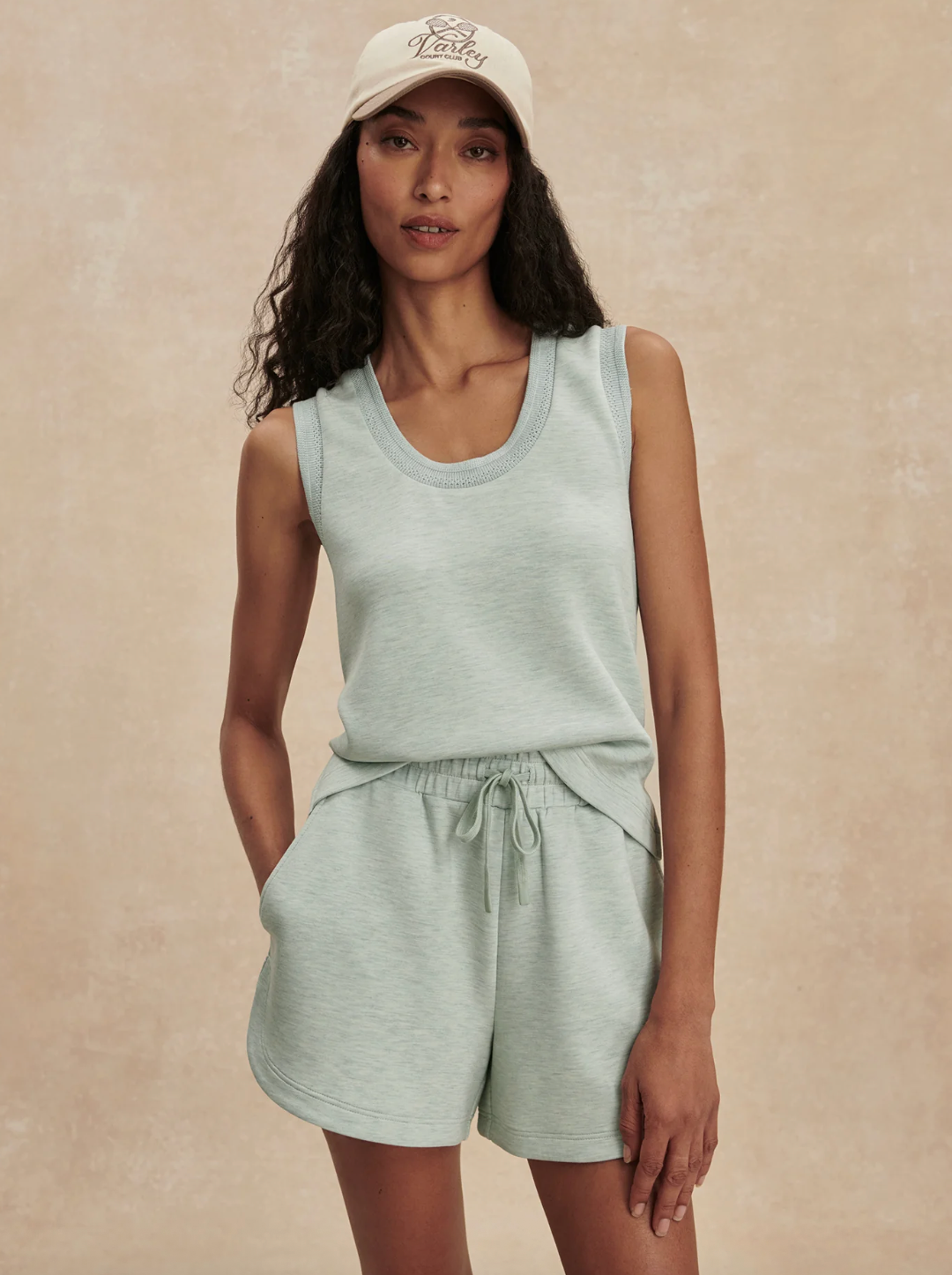 Coulter High Rise Short 3.5 Mint Green Marl