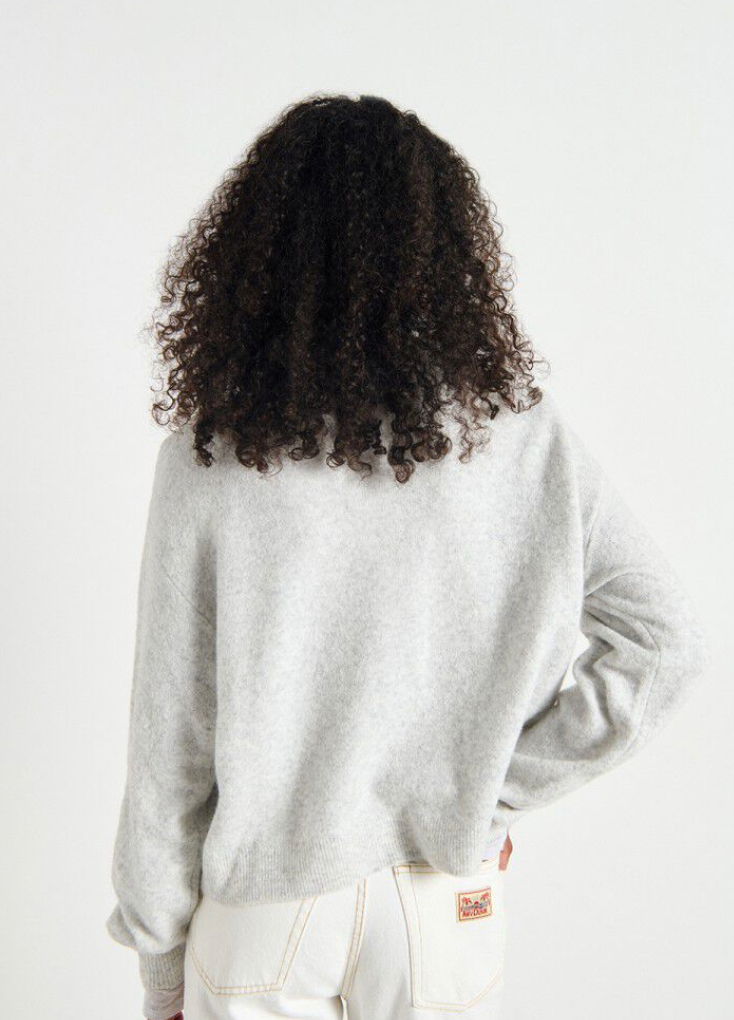 Damsville Cardigan Gris Chine