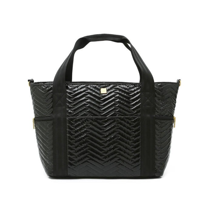 Jetset Wingman Black Moto Quilting