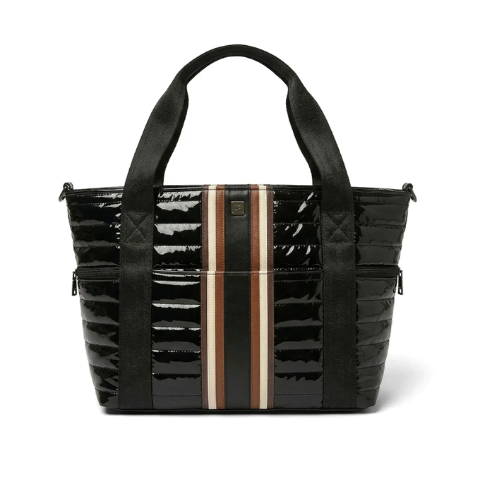 Jetset Wingman Black Patent Nylon