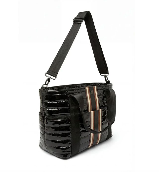 Jetset Wingman Black Patent Nylon