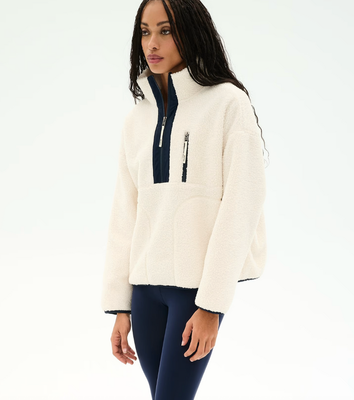 Reese Sherpa Half Zip Pull