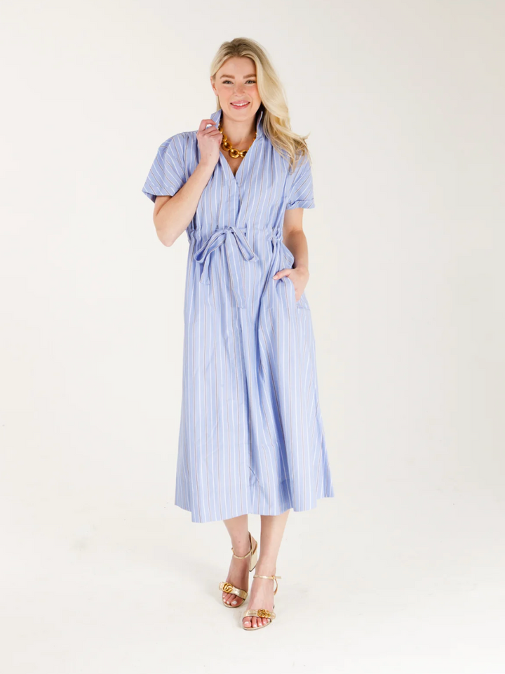 Bria Dress Varsity Stripe