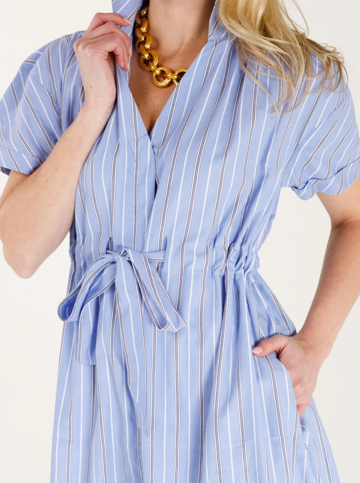 Bria Dress Varsity Stripe