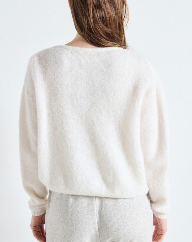 Vitow Cardigan Blanc