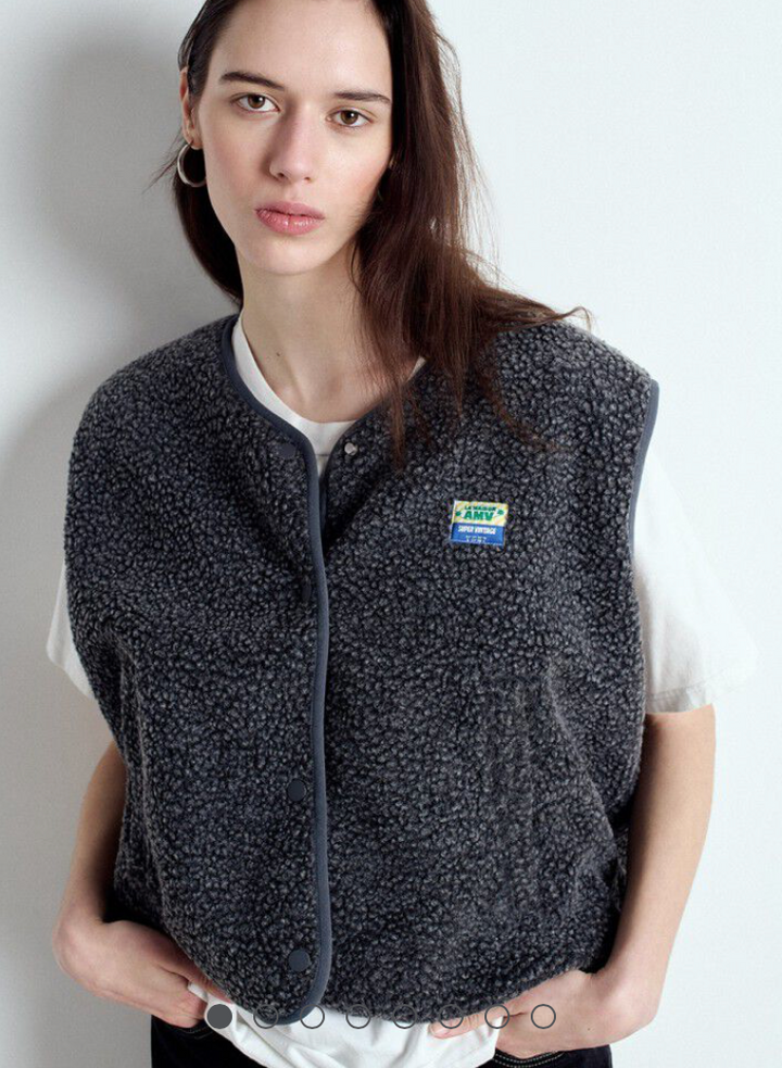 Hoktown Vest Anthracite Chine
