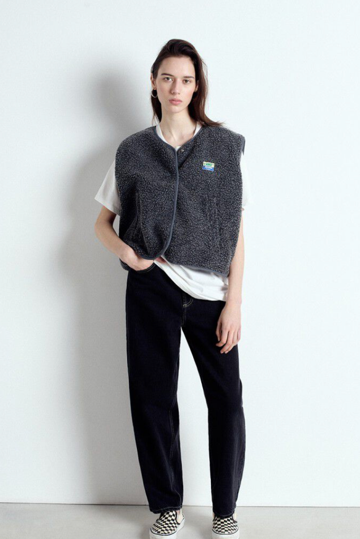 Hoktown Vest Anthracite Chine