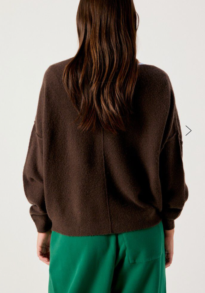 Damsville Sweater Brune Chine