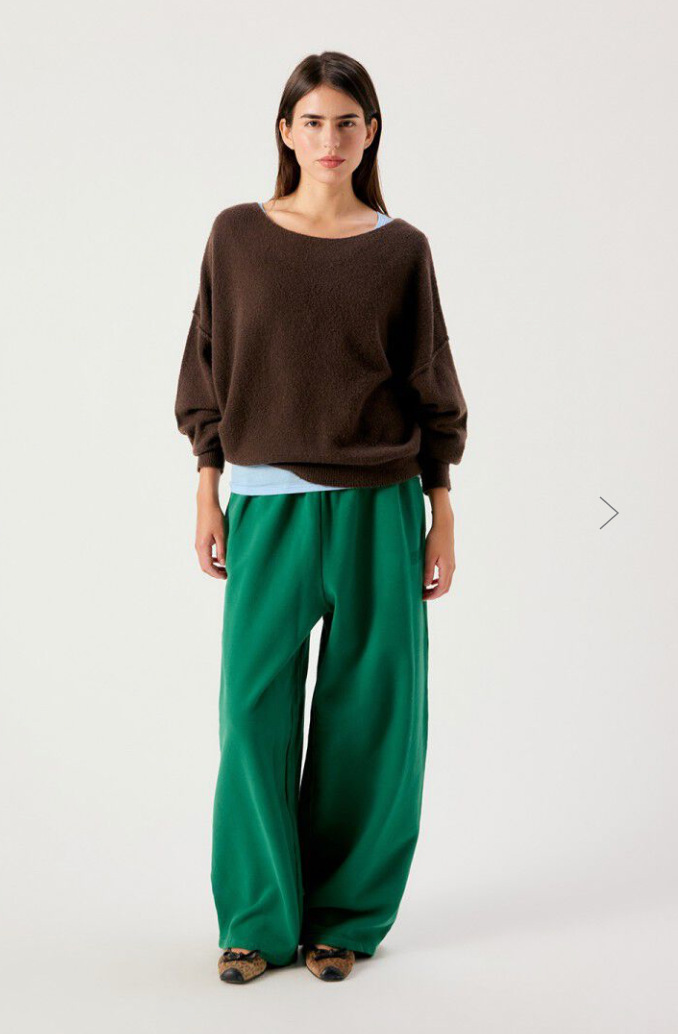 Damsville Sweater Brune Chine