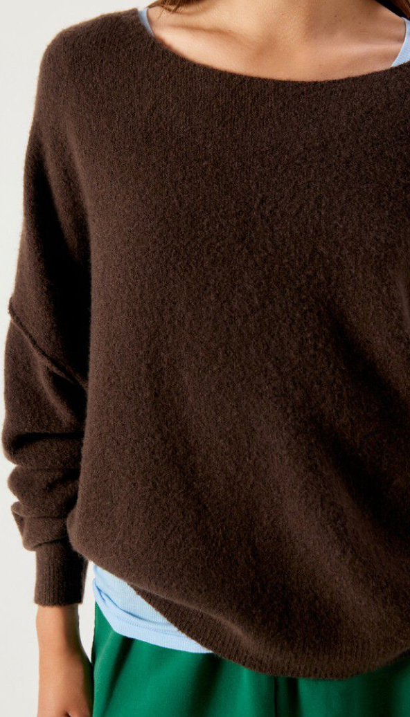 Damsville Sweater Brune Chine