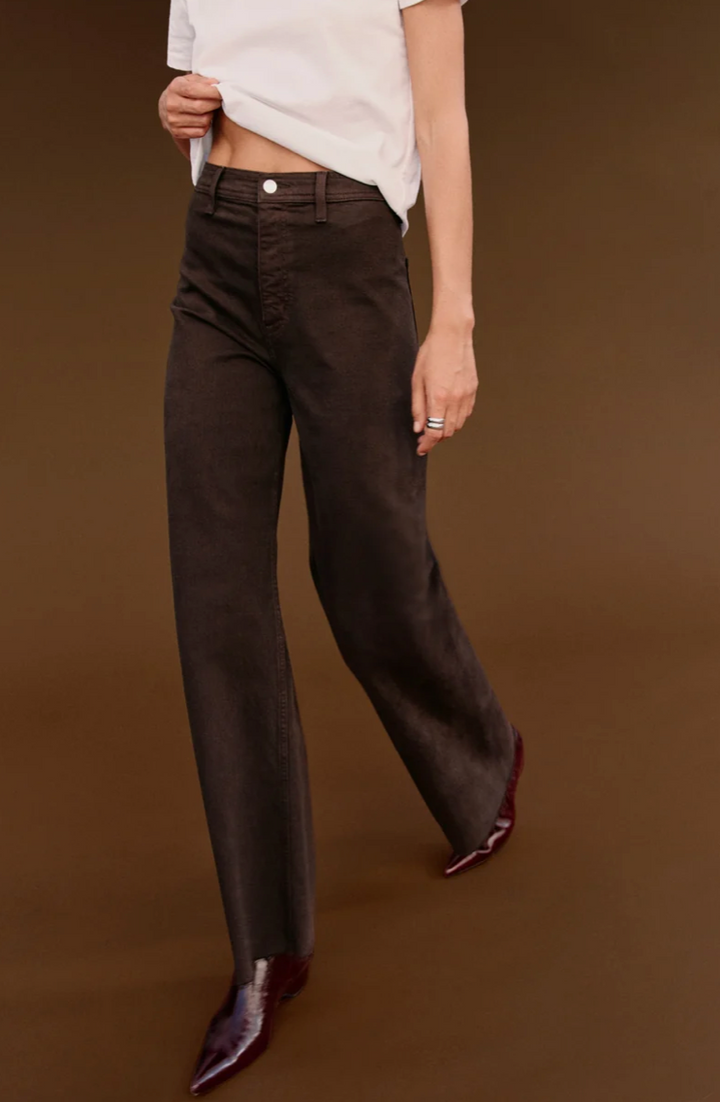 Penny High Rise Wide Leg Mocha