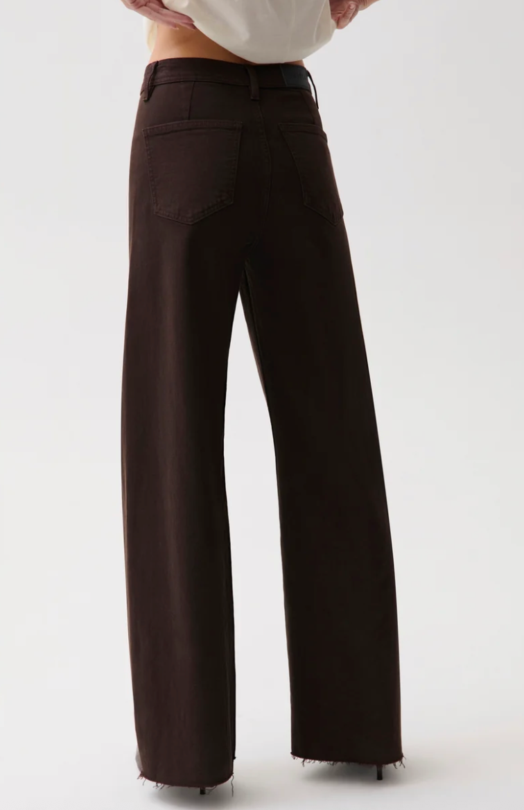 Penny High Rise Wide Leg Mocha