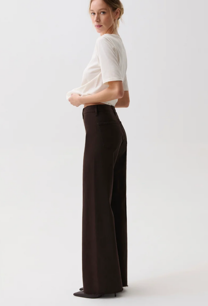 Penny High Rise Wide Leg Mocha