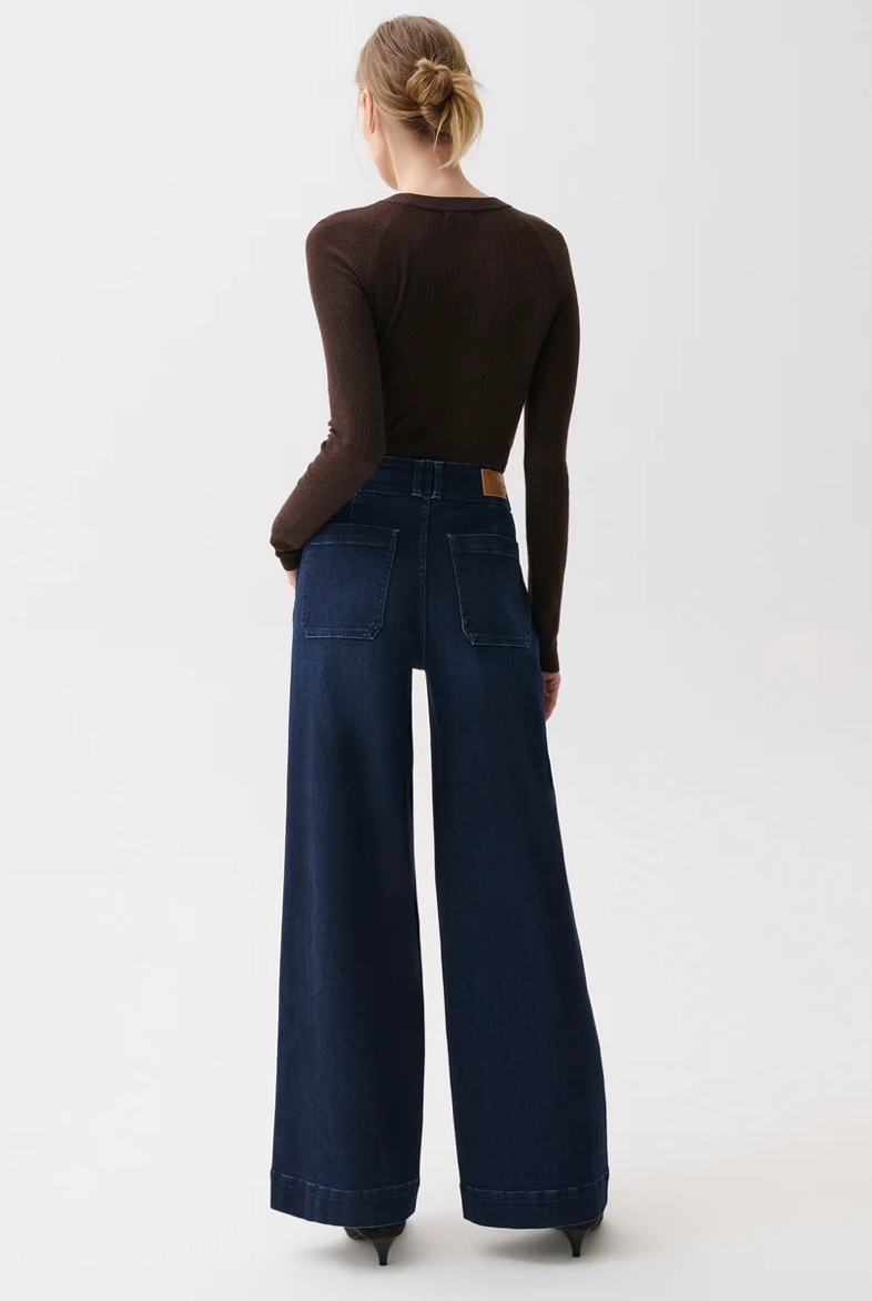 Lana Double High Rise Ultra Wide Leg Starstruck