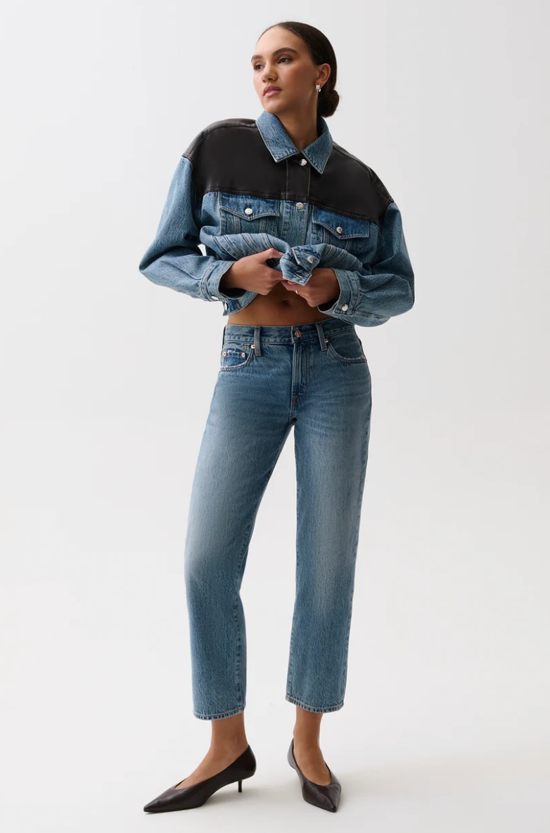Issa Mid Rise Relaxed Ankle Straight Metropolis