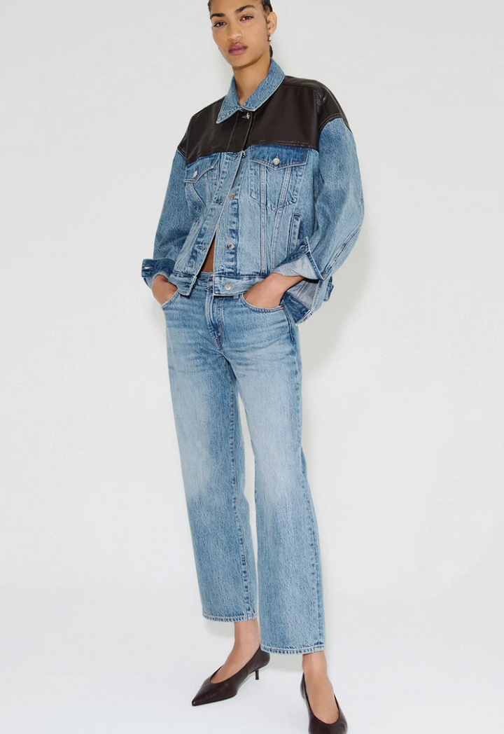 Issa Mid Rise Relaxed Ankle Straight Metropolis