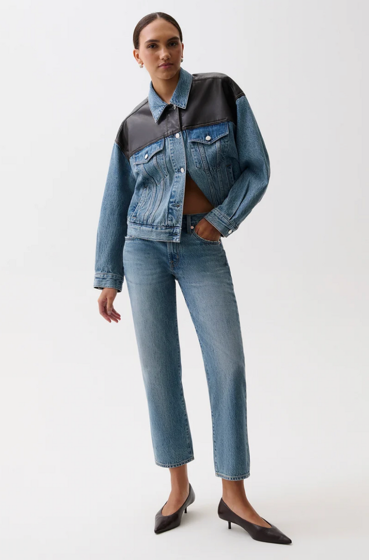 Issa Mid Rise Relaxed Ankle Straight Metropolis
