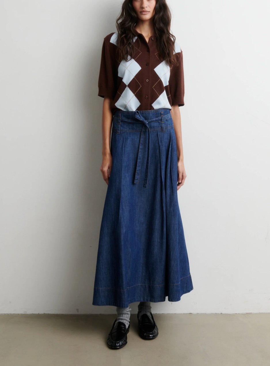 Evana Denim Skirt