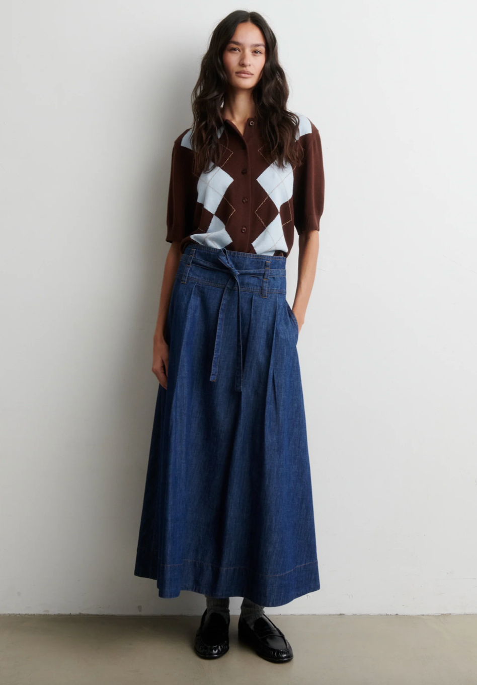 Evana Denim Skirt