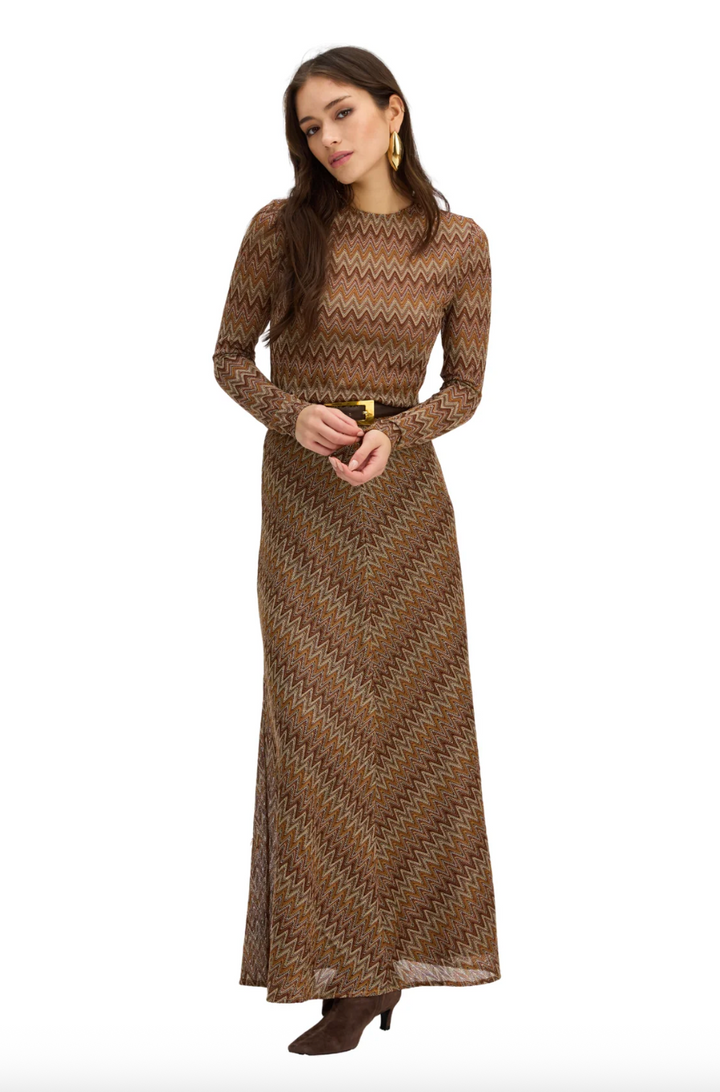 Olive Skirt Chestnut Multi