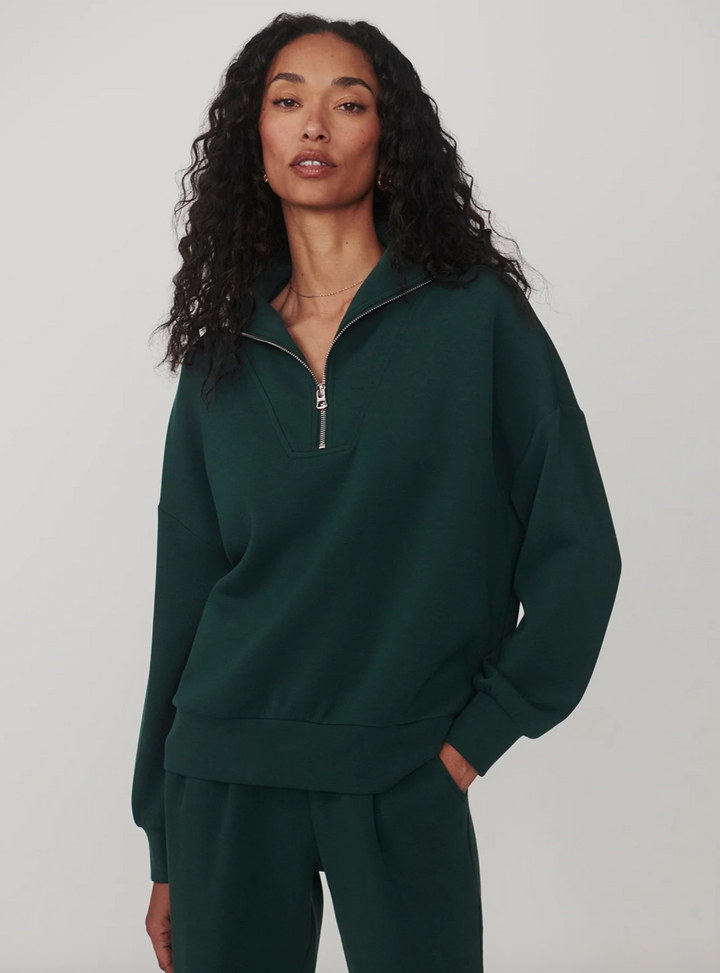 Hawley Half Zip Sweat Ponderosa Pine