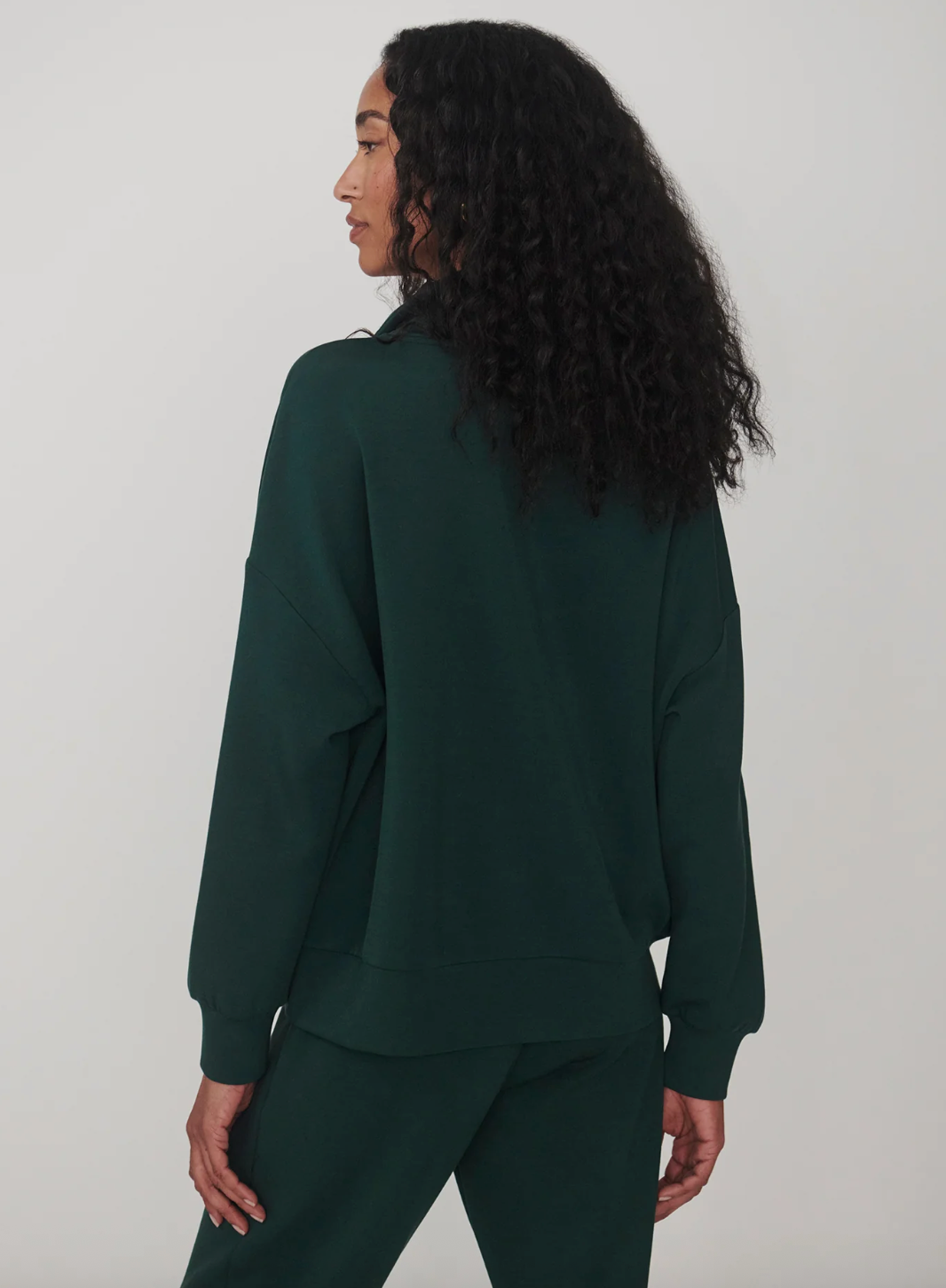 Hawley Half Zip Sweat Ponderosa Pine