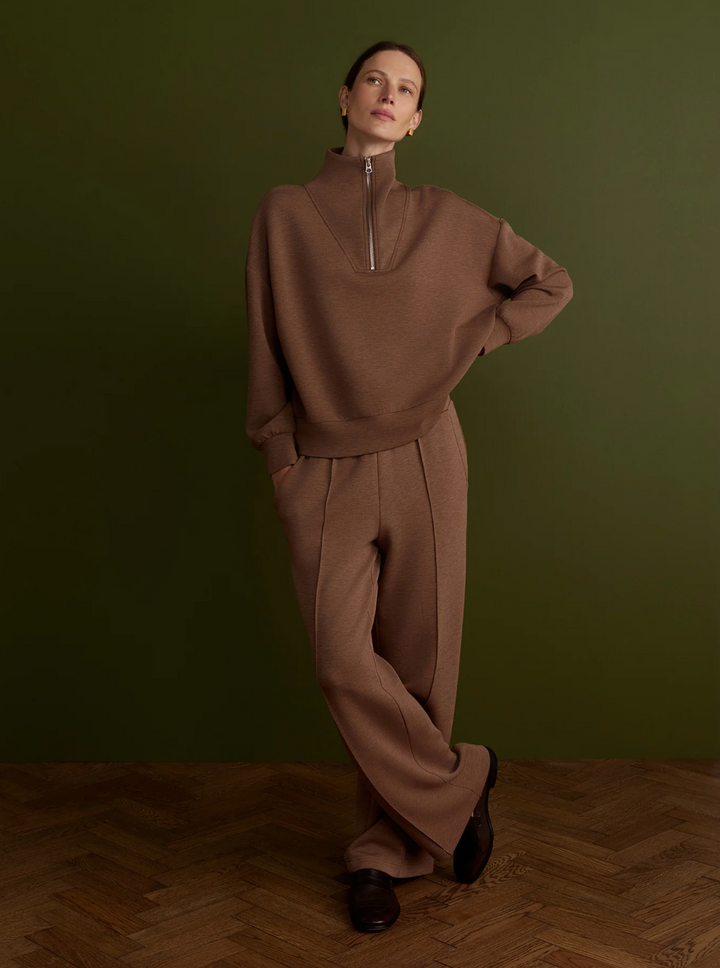 The Wide Leg Pant 30 Golden Bronze Marl