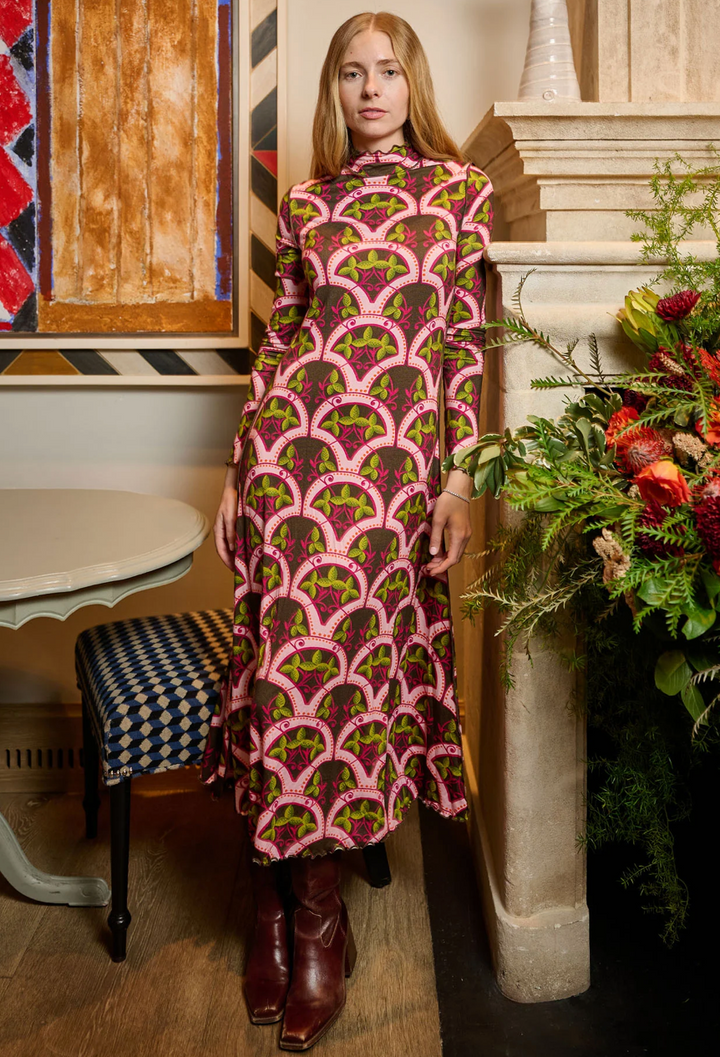 Millie Mock Neck Dress