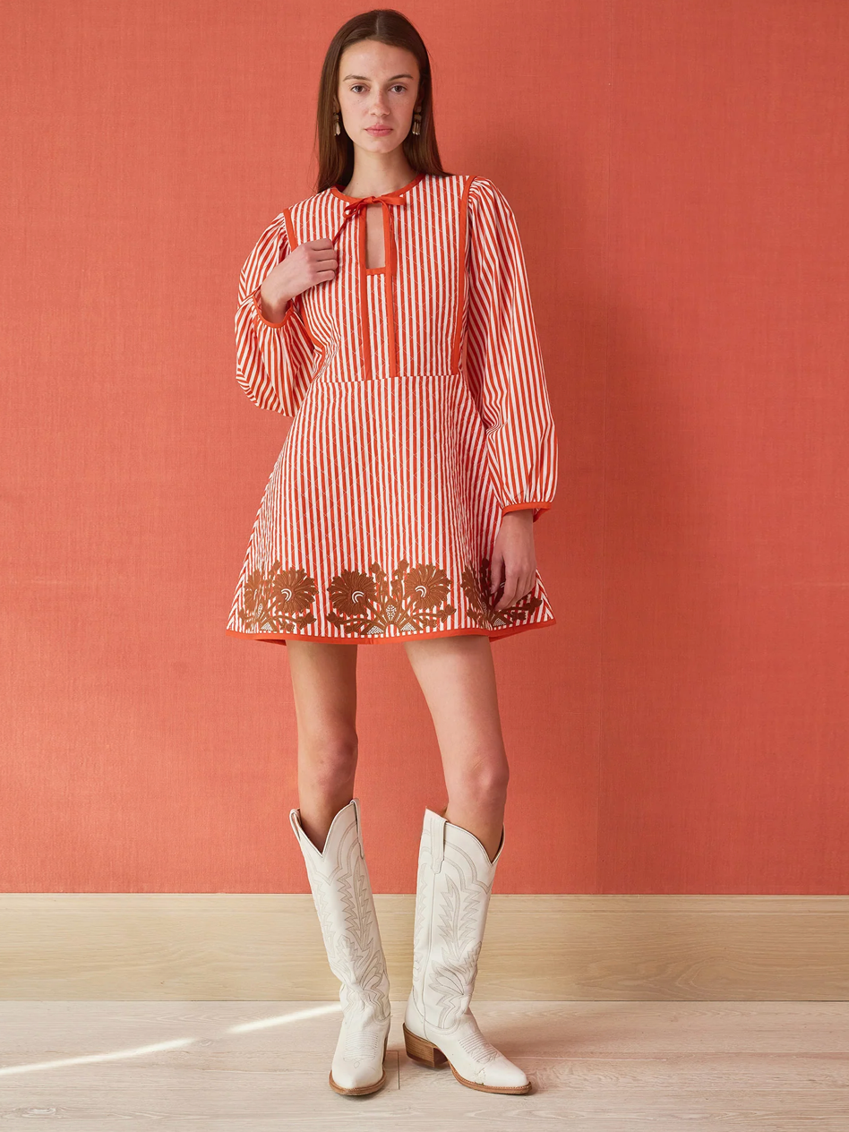 Holly Quilted Mini Dress