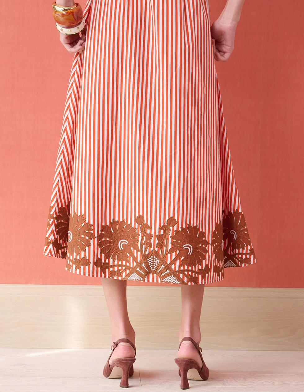 Banyan Puff Sleeve Midi Dress