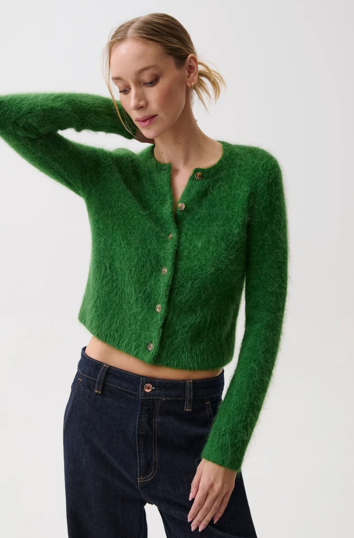Yara Alpaca Blend Shrunken Cardigan