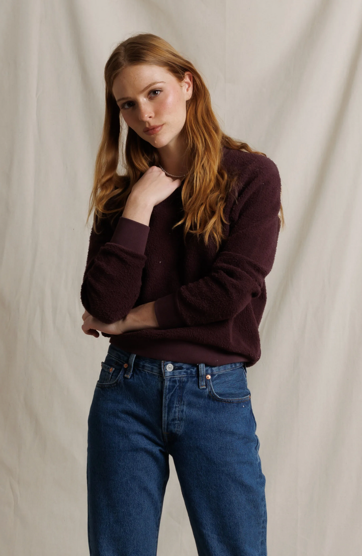 Ziggy Sweatshirt Cherry Lacquer