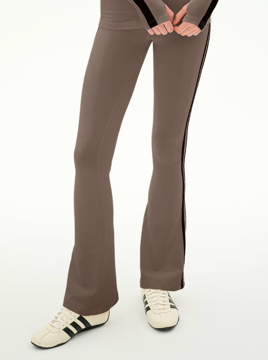 Raquel High Waist Supplex Dark Lentil/Black