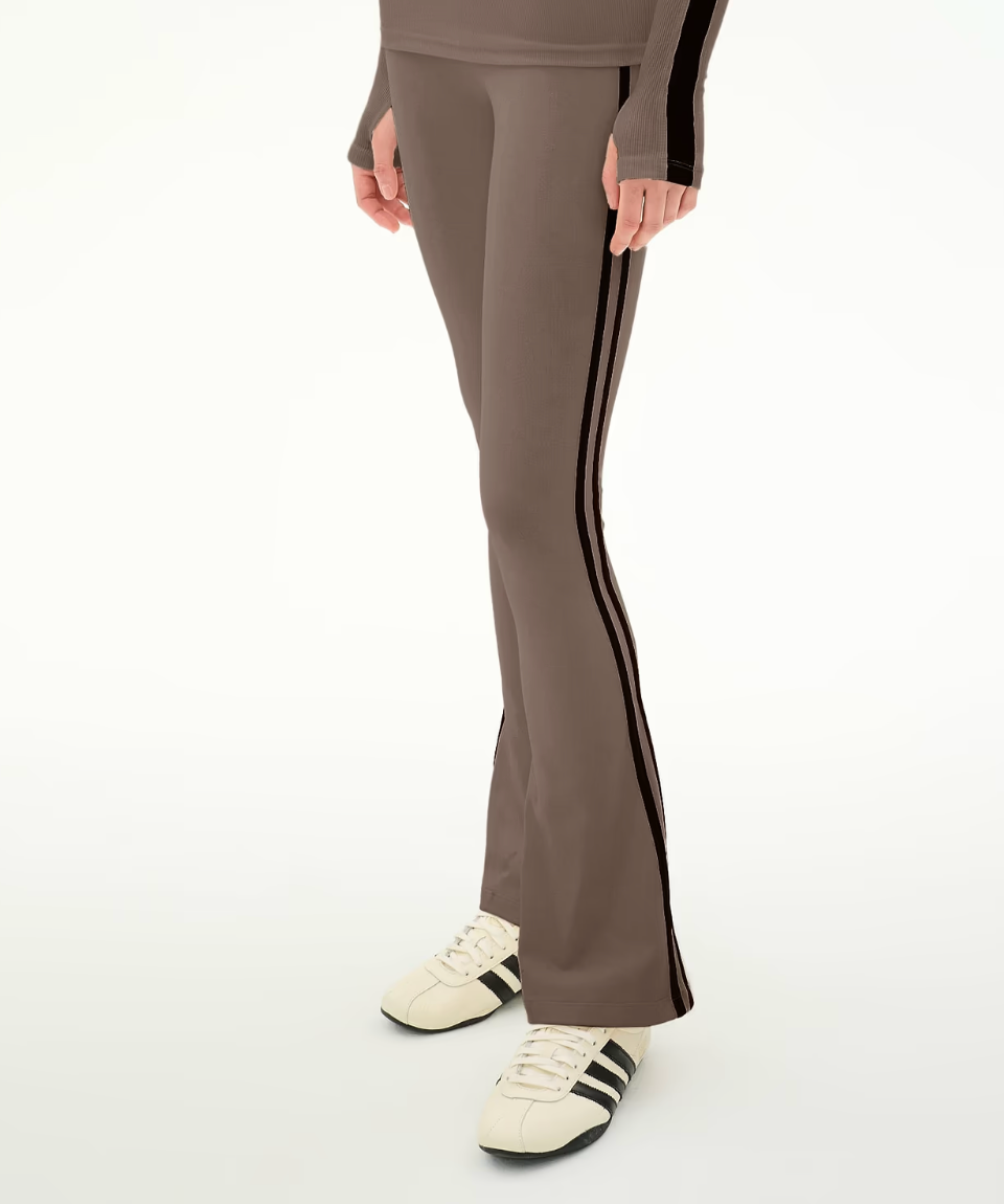 Raquel High Waist Supplex Dark Lentil/Black