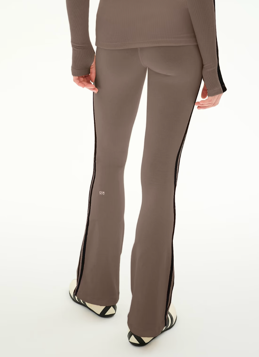 Raquel High Waist Supplex Dark Lentil/Black