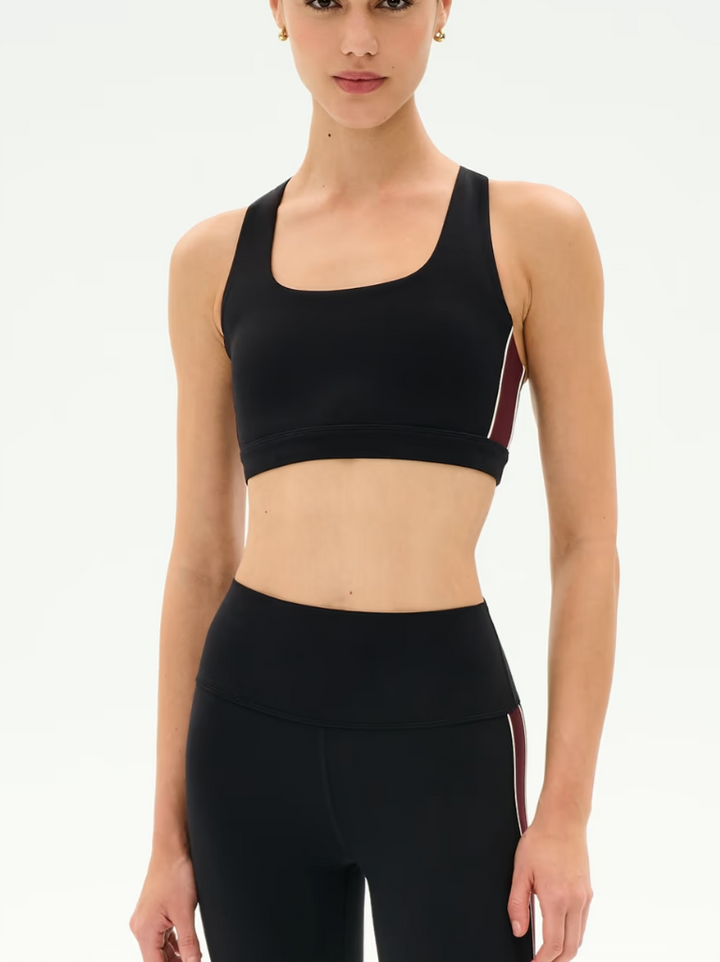 Lexi Rigor Bra Black/Dark Cherry