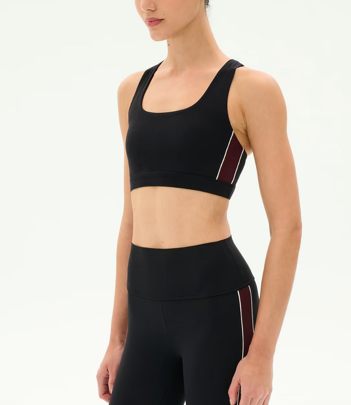 Lexi Rigor Bra Black/Dark Cherry