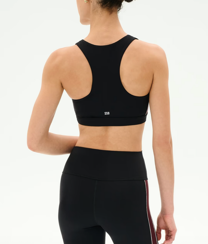 Lexi Rigor Bra Black/Dark Cherry