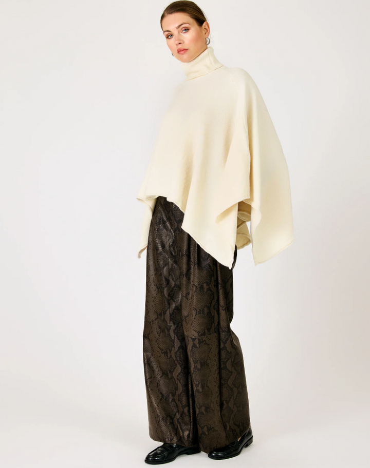 Orly Turtleneck Cape Sweater