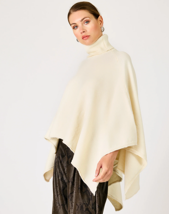 Orly Turtleneck Cape Sweater
