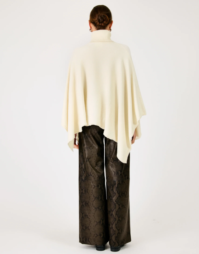Orly Turtleneck Cape Sweater