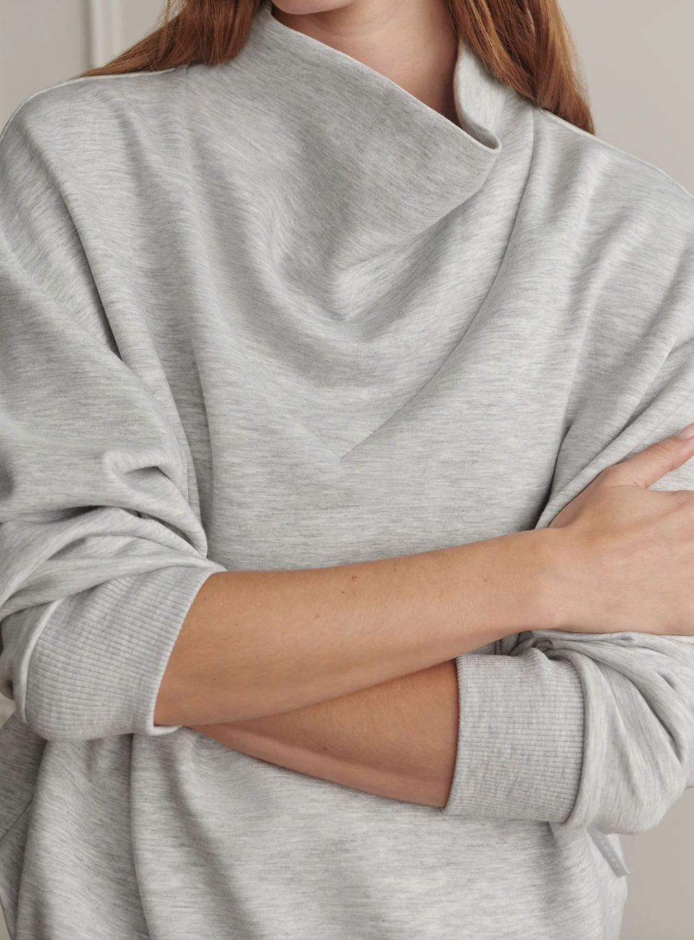 Betsy Sweat Light Grey Marl