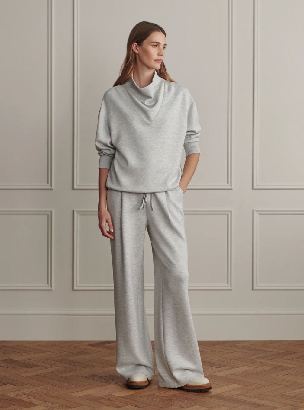 Betsy Sweat Light Grey Marl