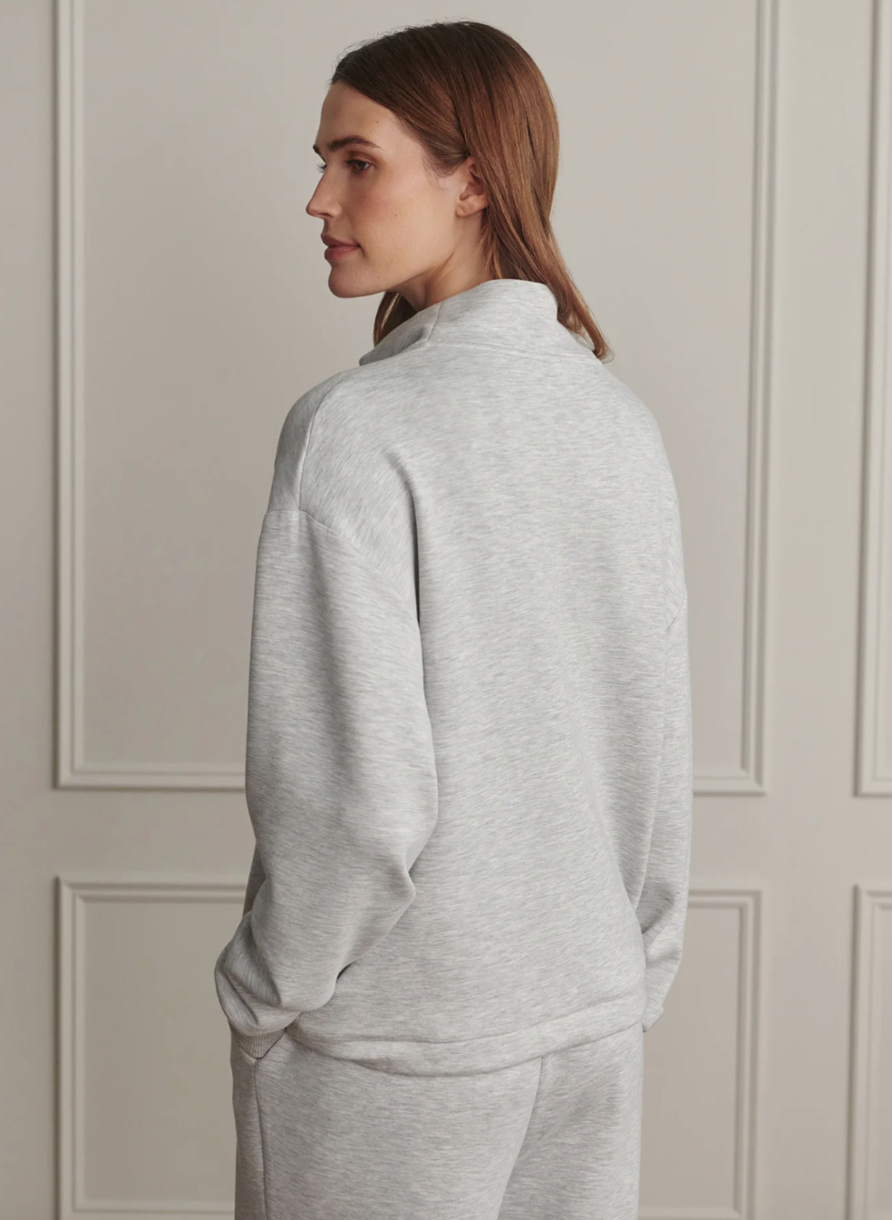 Betsy Sweat Light Grey Marl