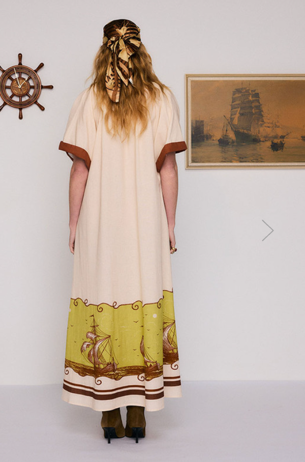 Nautical Smock Dress