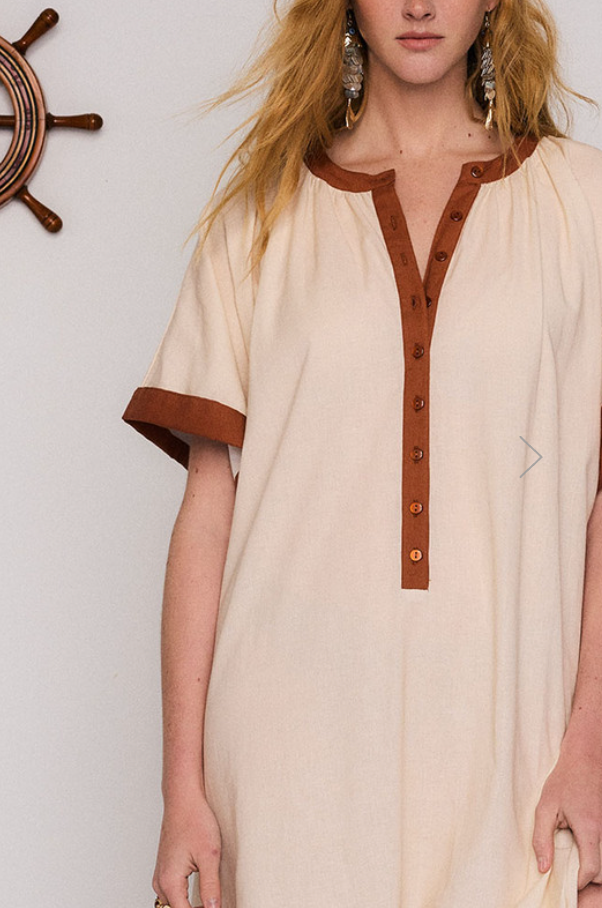 Nautical Smock Dress