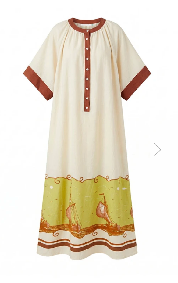 Nautical Smock Dress